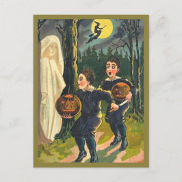 Zorgkinderen en gastkinderen -  Halloween Briefkaart