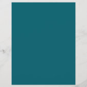 Zorgkliniek Dokter Aangepast Logo QR-code Turquois Flyer (Achterkant)