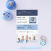 Zorgkliniek QR Afspraak Boeking Flyer (Enkel)