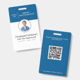 Zorgmedewerker Foto ID-badge|Medische Staf Badge