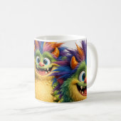 Zorgon Grappig Monster Koffiemok (Voorkant rechts)