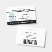 Zorgprofessional Badge (Voor- en achterkant)