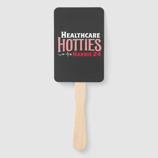 Zorgprofessionals voor Harris 24 Verkiezing Kamala Handwaaier (Voorkant)