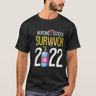 Zorgschool Survivor 2022 Afstuderen ZiekenhuisAfst T-shirt
