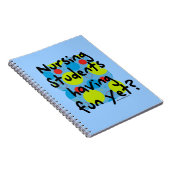 Zorgstudenten die al plezier hebben? notitieboek (Rechterzijde)