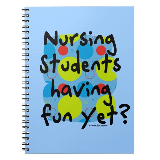 Zorgstudenten die al plezier hebben? notitieboek (Voorkant)