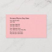 Zorgtijd op de middelbare school visitekaartje (Achterkant)