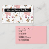 Zorgtijd op de middelbare school visitekaartje (Voorkant / Achterkant)