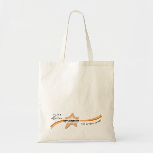 Zorgverlener Bedankt Canvas tas (Voorkant)