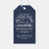 Zorgverlener Bedankt voor je waardering Cadeaulabel (Voorkant)