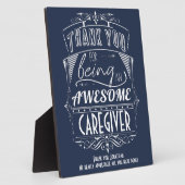 Zorgverlener Bedankt voor je waardering Fotoplaat (Zijkant)