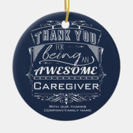 Zorgverlener Bedankt voor je waardering Keramisch Ornament