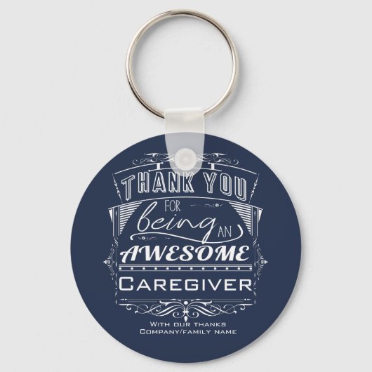 Zorgverlener Bedankt voor je waardering Sleutelhanger (Voorkant)