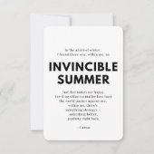 Zorgverlener-bemoedigingskaart - Onvermijdbare zom Kaart (Voorkant)