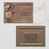 Zorgverlener Bloemvriendelijk Professioneel Visitekaartje (Voorkant / Achterkant)