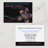 Zorgverlener Bloemvriendelijke Helper Visitekaartje (Voorkant / Achterkant)