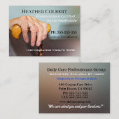 Zorgverlener Comfort Beauful Professional Visitekaartje (Voorkant / Achterkant)
