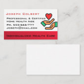 Zorgverlener Comfort Mooie Professioneel Visitekaartje (Voorkant / Achterkant)