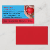 Zorgverlener Comfort Mooie Professioneel Visitekaartje (Voorkant / Achterkant)