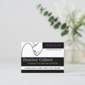 Zorgverlener Compassie Vertrouwen Professional Visitekaartje (Staand voorkant)