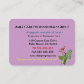 Zorgverlener Compassion Professional Visitekaartje (Achterkant)