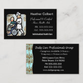 Zorgverlener Cute Professional Visitekaartje (Voorkant / Achterkant)