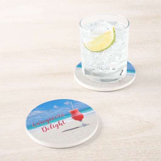 Zorgverlener Delight Sandstone Onderzetter (Zijkant)