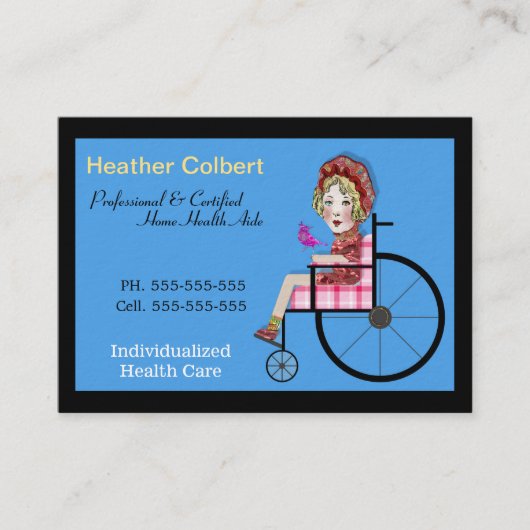 Zorgverlener edele professionele Visitekaartje (Voorkant)