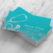 Zorgverlener Elegant Medical Turquoise Visitekaartje