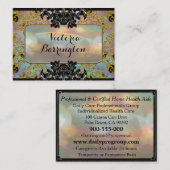 Zorgverlener Elegant Special Professional Visitekaartje (Voorkant / Achterkant)