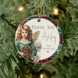 Zorgverlener Elegante Engel Keramisch Ornament