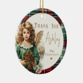 Zorgverlener Elegante Engel Keramisch Ornament (Rechts)