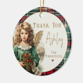 Zorgverlener Elegante Engel Keramisch Ornament (Links)