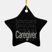 Zorgverlener Extraordinaire Keramisch Ornament (Achterkant)