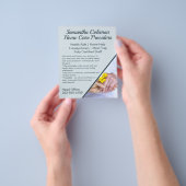 Zorgverlener Home Care Blue Promotion Business Flyer (Hand)