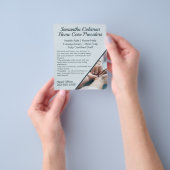 Zorgverlener Home Care Blue Promotion Business Flyer (Hand)