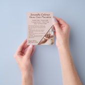 Zorgverlener Home Care Promotion Business Flyer (Hand)