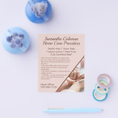 Zorgverlener Home Care Promotion Business Flyer (Enkel)