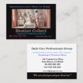 Zorgverlener Home Gezondheidszorg Professioneel Ge Visitekaartje (Voorkant / Achterkant)