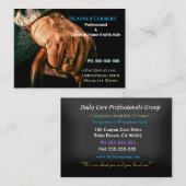 Zorgverlener is professioneel visitekaartje (Voorkant / Achterkant)