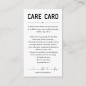 Zorgverlener Kaart, Homemade Candle Shirt juwelen  Informatiekaartje (Voorkant)