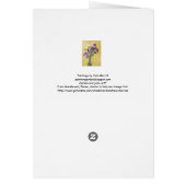 Zorgverlener Kaart met paarse bloemen (Achterkant)