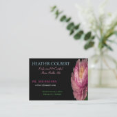 Zorgverlener  Pioen Calm Professional Visitekaartje (Staand voorkant)