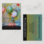 Zorgverlener Precious Butterfly Girl Visitekaartje (Voorkant / Achterkant)