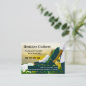 Zorgverlener Sincere Focus Friendly Professional Visitekaartje (Staand voorkant)