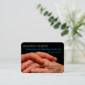 Zorgverlener Trouwerij Hands Sincere Professional Visitekaartje (Staand voorkant)