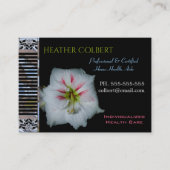 Zorgverlener Trustt Lily Floral Professional Visitekaartje (Voorkant)