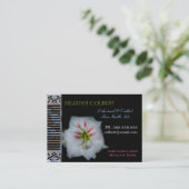 Zorgverlener Trustt Lily Floral Professional Visitekaartje (Staand voorkant)