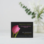 Zorgverlener Tulip Beauty Professional  Visitekaartje (Staand voorkant)