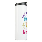 Zorgverlener uit mijn weg, ouderen hebben me nodig thermosbeker (Gedraaid links)